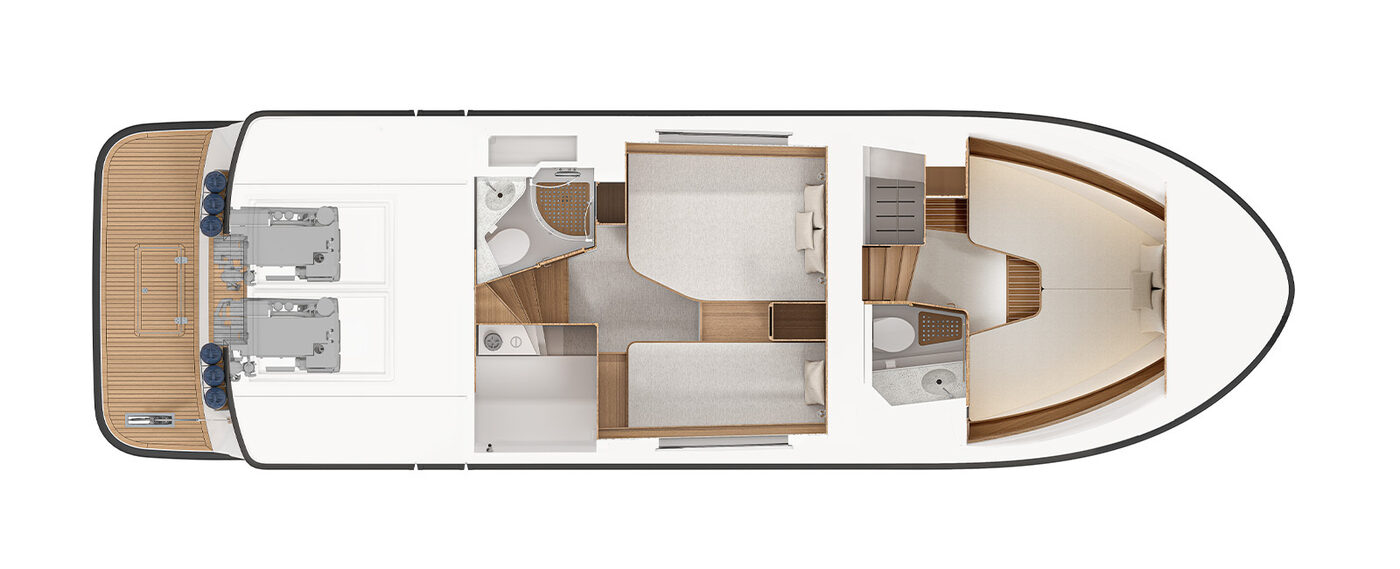 Lower Deck, V-berth